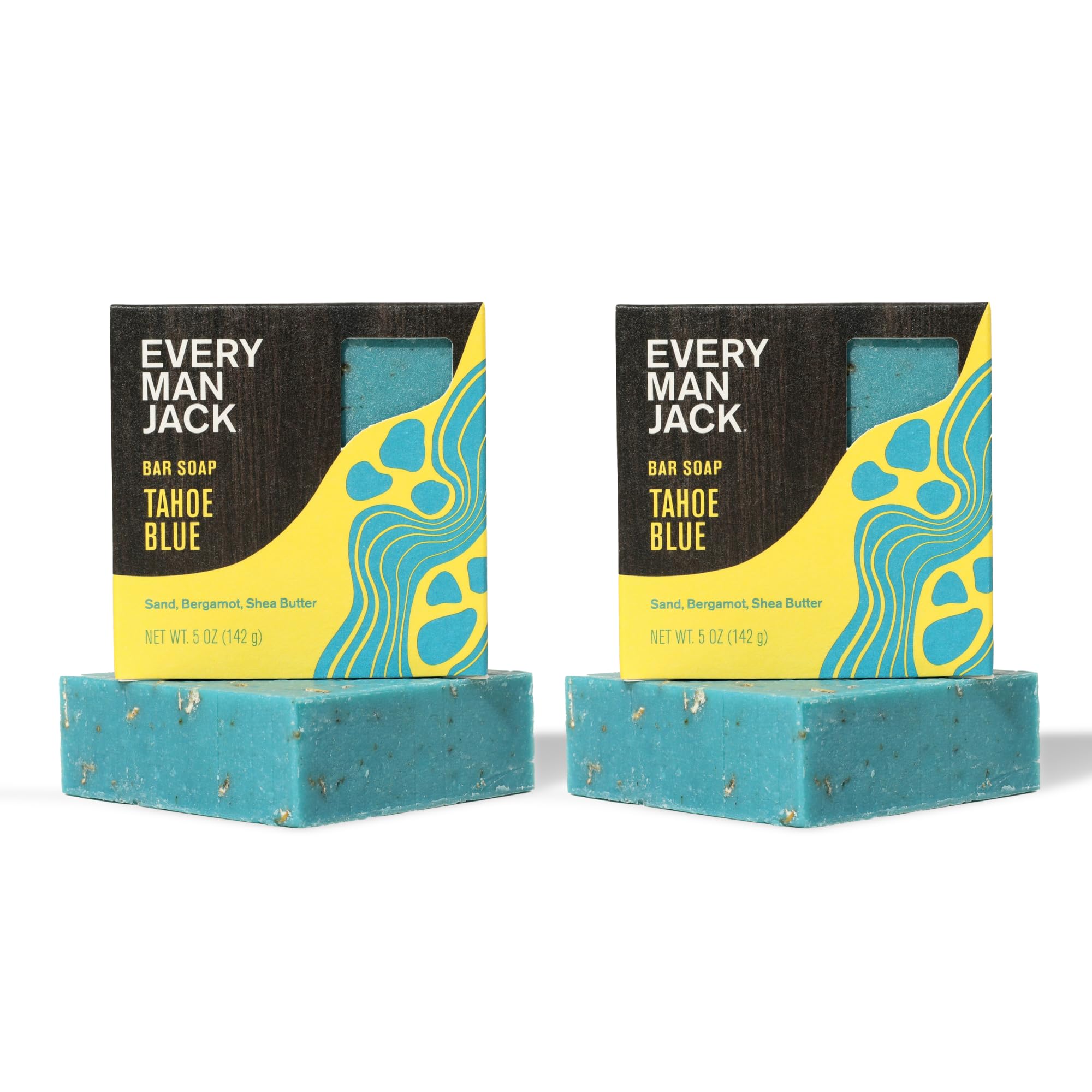 Amazon.com: Every Man Jack Cold Plunge Mens Bar Soap - Tahoe Blue
